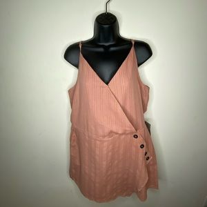 Sleeveless Romper Skort with Pockets!